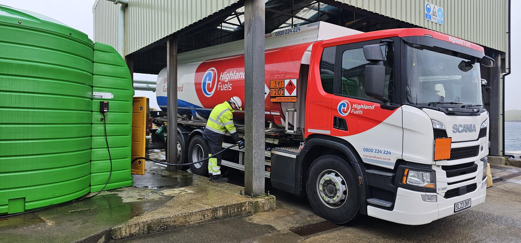 HVO Powered Deliveries on Orkney